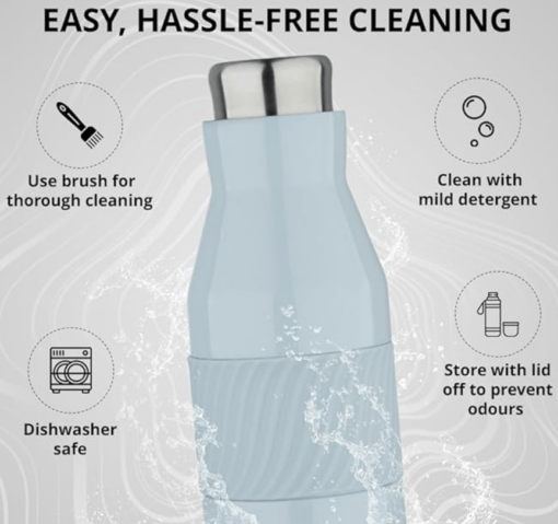 Bergner Walking 600 ml Thermo Steel Bottle/Flask, Hot/Cold, Vacuum Insulated - Image 4